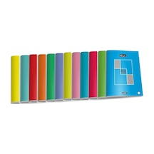Umut A4 Pp Kapak Defter 60 Yp. Kareli 1 Adet Çok Renkli