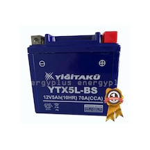 Yiğit Akü 12 Volt 5 Ah Amper YTX5L Motosiklet Aküsü