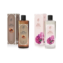 Rebul Dark Spice Kolonya 270 ML + Rebul Bouquet Kolonya 270 ML 2'li Set
