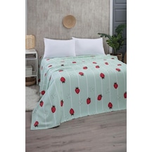 Mulberry Çarşafı Lastikli Tek Kişilik Pike Yatak Örtüsü 170 X 230 001
