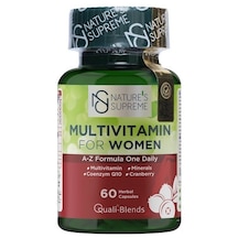Natures Supreme Multivitamin For Women 60 Kapsül Aromasiz