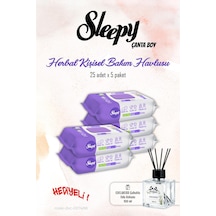 Sleepy Herbal 25'li Kişisel Bakım Havlusu 7 Paket ve Rosıe Koku Tekli
