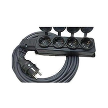 Bemis 4'lü Kauçuklu Priz 3x1.5mm Uzatma 6 MT