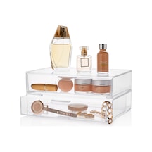 Artirilabilir Çekmeceli Makyaj Organizer 2 Li