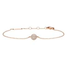 Pavã Crystal Pendant Bracelet Rose Gold Rose Gold