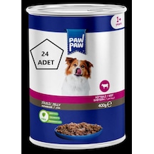 Paw Paw Jöleli Biftekli Yetişkin Köpek Konservesi 24 x 400 G
