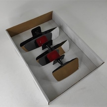 Araba İç Dikiz Aynası Seti - 3'lü Set 16x5 -13x5-10x5 Cm Tüm Araçlara Uygundur