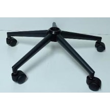 Fullreyon Full Reyon Metal Siyah Konik Lüx Yıldız Ayak + 5 Tekerlek