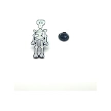 Mordino İskelet Pin Beyaz