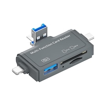 Store Otg Usb C Kart Okuyucu İphone Ve İpad İle Uyumlu, Type-c Girişli Sd Tf Multi Card Reader