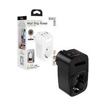 3680w 2.4a 2xusb 1xtype-c 1xsoket Alman Akım Korumalı Saf Bakır Ç