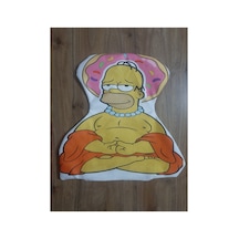 Ow Bag Simpsons Desenli Şekilli Tasarım Chibi Karakter Yastık Çok Renklı