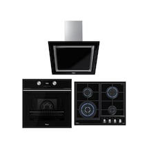 Teka Urban Serisi HLB 8600 BK - GZC 64320 XBC BK - DLV 68660 Siyah Ankastre Set