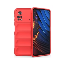 Xiaomi Poco X4 Pro 5g Uyumlu Kılıf Optimum Silikon - Kırmızı