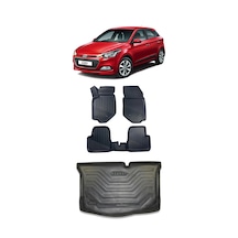 Hyundai İ20 2014-2020 Araca Özel 4d Havuzlu Paspas Ve Bagaj Seti