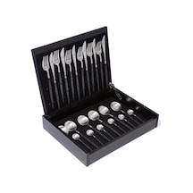 Cutipol Goa 24 Parça Gümüş Rengi Çatal Bıçak Seti Modern Tasarım Takımlar Çok Renkli