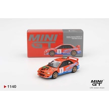 Mini Gt 1/64 1140 Subaru Impreza Wrc97 1 1999 Drm Champion