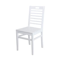 Motoryagmarket Bodrum Sabit Sandalye -Komple Ahşap -Gürgen (2 Adet)