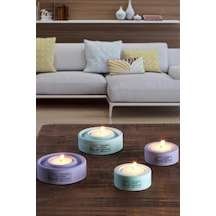 Holder 4'lü Set Mumluk Tea Light Mumluk Seti Lila-yeşil Lila- Yeşil