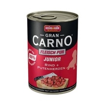 Grancarno Junior Sığır Etli Ve Hindi Yürekli Yavru Köpek Konservesi 400 Gr