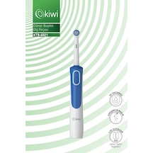 Kiwi Ktb-6021 Döner Başlıklı Plak Giderici Pilli Diş Fırçası Beyaz