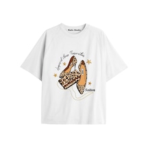 Kalic Studio Y2k Vintage Pickles Baskılı Siyah T-shirt Kod 129 Beyaz-129