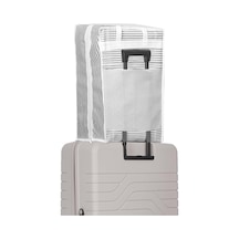 6 Bölmeli Seyahat Tipi Ayakkabı Hurcu Organizer Seyahat Eşya Saklama Çantası Plaj Çantası Organizer Gri