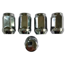 Bijon Somunu Krom Kaplı M14x1.5 - Aa 19mm Boy 35 Mm, 5adet Somun