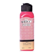 Artdeco Akrilik Boya 140 Ml Çilek Kırmızı 070r-3675 Çok Renkli