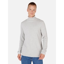 Colins Regular Fit Turtle Neck Gri Erkek Kazak Cl1064879 Gri