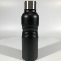 Samdoo Siyah 750ml Çelik Paslanmaz Çelik Termos Bardak, Outdoor Spor Araçlarda Kullanım, Bel Daraltıcı Düz Açık Tasarım Çok Renkli