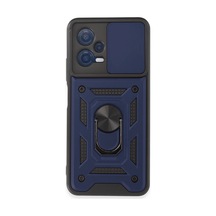 Xiaomi Redmi Note 12 5g Kılıf Pars Lens Yüzüklü Silikon - Lacivert 0.2M-Çok Renkli