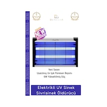 Sineköldürücü Elektrikli Uv Morötesi Lamba Orta Boy İç Mekan Etkili Askılı Sinek Sivrisinek Öldürüc