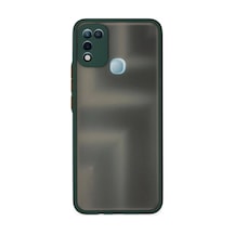 İnfinix Hot 10 Play Uyumlu Kılıf Montreal Silikon Kapak - Yeşil