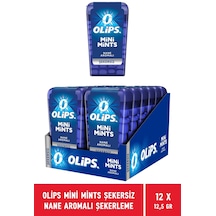Olips Mini Mints Şekersiz Nane Aromalı Şekerleme 12 x 12.5 G