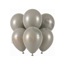 Taş Renk Lateks Retro Balon 30 Cm - 6 Adet Taş rengi