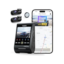 A229 Pro 3 Kameralı Ön-iç-arka 4k+2k+1080p Hdr Sony Starvis 2 İle Uyumlu Wifi Gps Araç Kamerası