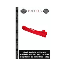 Özel Seri Form Tutma Hareket Vücut Lpb-21 Latex Güç Bandı 21 Mm Orta 100 Çok Renkli