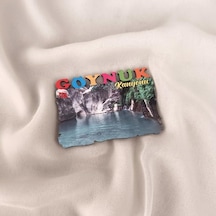 Magnet Antalya Göynük Kanyonu Ahşap Mıknatıslı Buzdolabı Süsü 37367858
