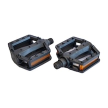 Zozo Pedal Hf-824 W/ball, W/ref Reflektörlü Bisiklet Pedalı Plastik Dış Yüzey Siyah