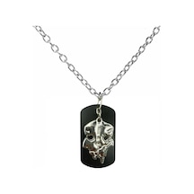 Call Of Duty Ghost Askeri Maskeli Unisex Kolye 60 Cm Zincir Çok renkli