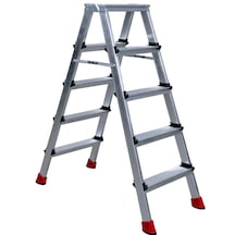 5+5 Çift Çıkışlı Premium Alüminyum Merdiven 50x20 Çok Amaçlı/pratik/kolay 108cm