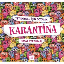 Karantina-hayat Eve Sığar -yetişkinler İçin Boyama