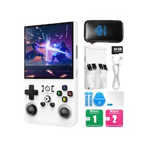Konsol Plus R36s Max Retro El Oyun Konsolu 4.0'' Ips Ekranlı 18.000 Oyunlu - Beyaz