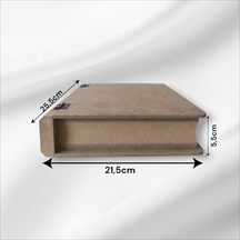 Ahşap-boyanabilir-kitap Kutusu