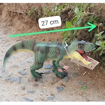 Trex Dinazor Kırılmaz Oyuncak 27 Cm Ağız Hareketli Dinozor Gerçek Ince Detay