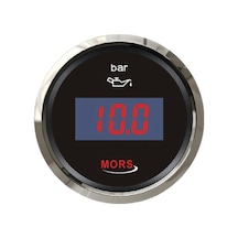Dijital Yağ Göstergesi 10 Bar 12-24v Siyah
