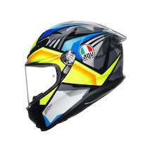 Agv Kask K6 S Mplk Joan Black Blue Yellow Renkli