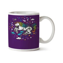 Unicorn Şekiller İki Tarafı Baskılı Kupa Bardak Çok Renkli