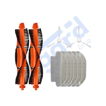 Viomi Mop Pro, 3c ,3c Plus Uyumlu 2 Ana Fırça 2 Yan Fırça 6 Mop Pkt-iasgf0000420